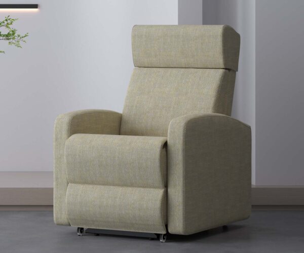 Slimline recliner armchair