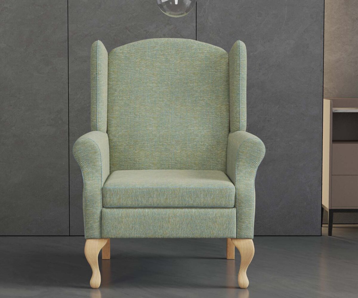 Windsor Wing Back Armchair Health Aged Care Furniture FHG   Windsor Wing Back Armchair 1 1200x1000 