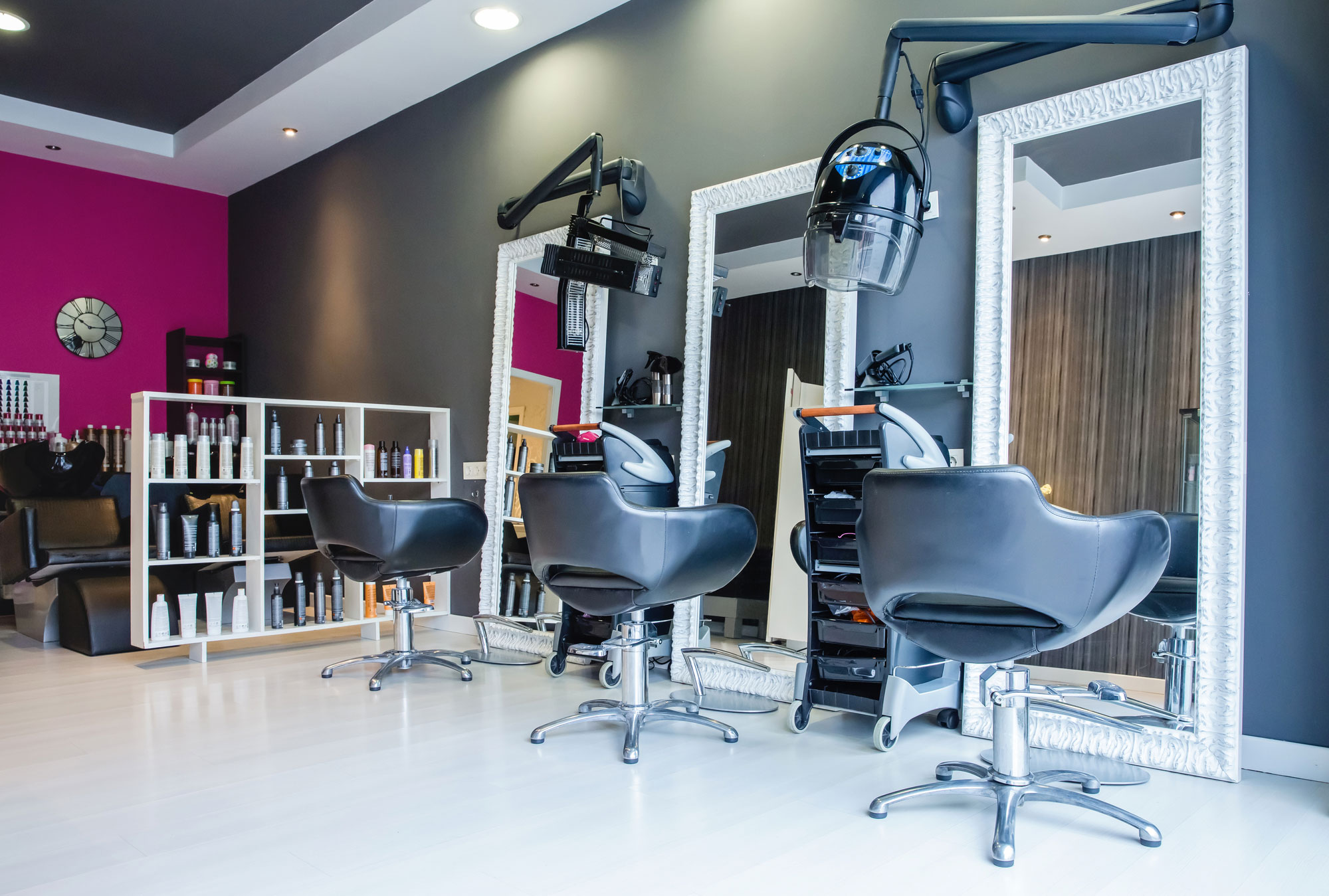 Aged care hair salon in retirement community