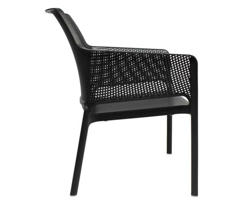 Net lounge outdoor chair side view