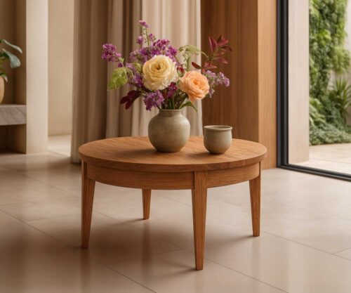 Peniche Round Coffee Table by FHG