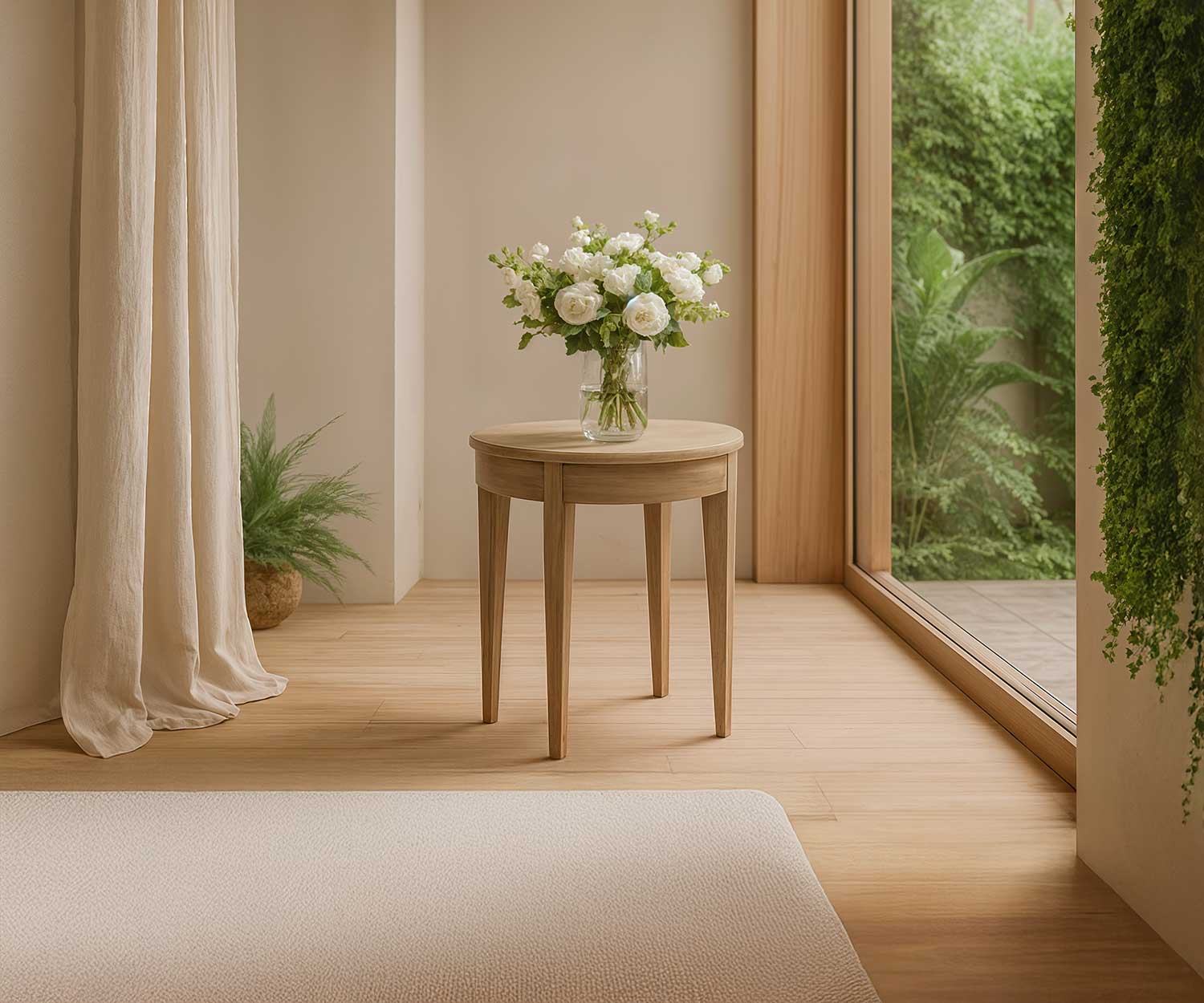 Peniche Round Side Table by FHG Peniche Round Side Table by FHG