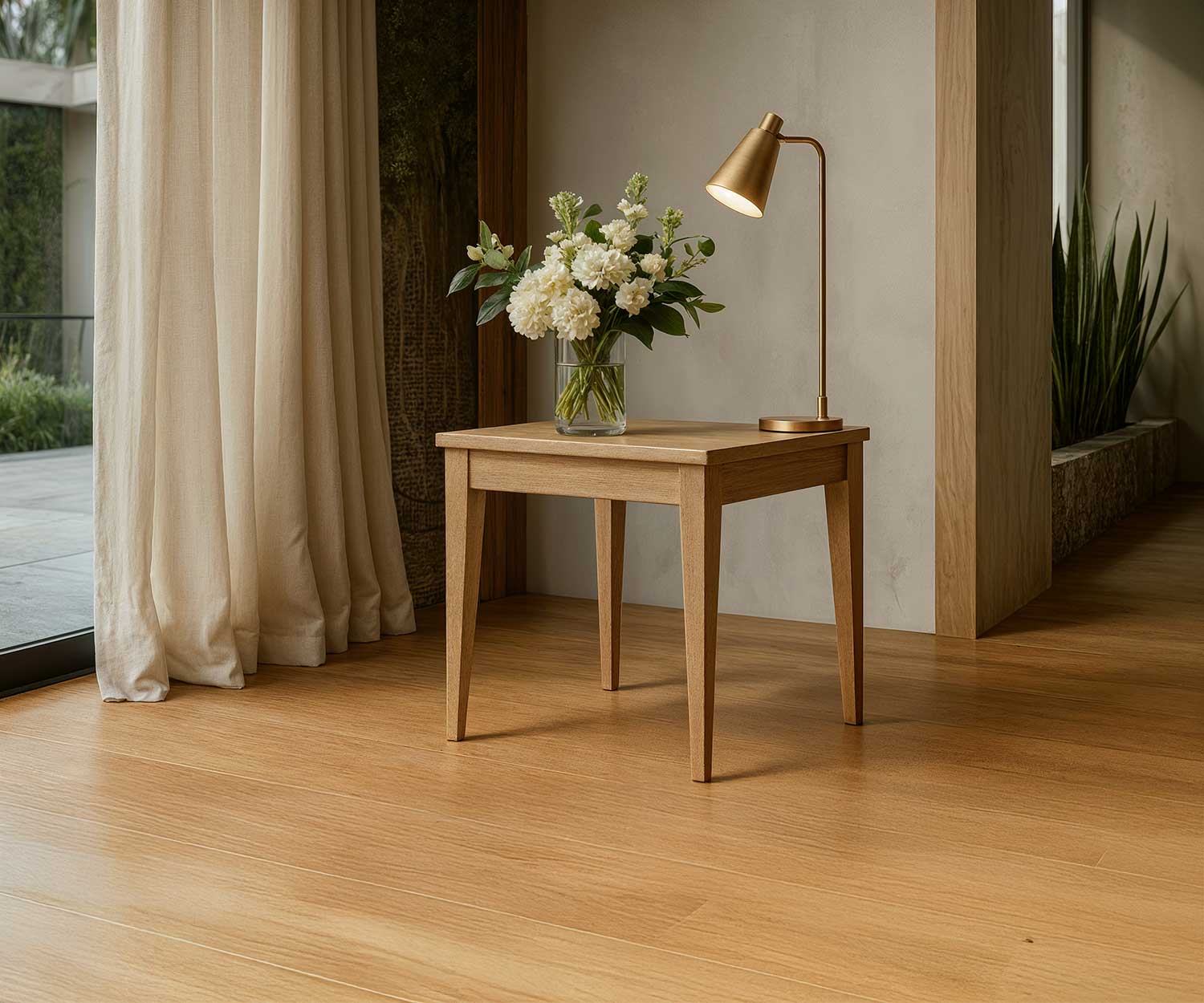 Peniche Square Side Table by FHG Peniche Square Side Table by FHG