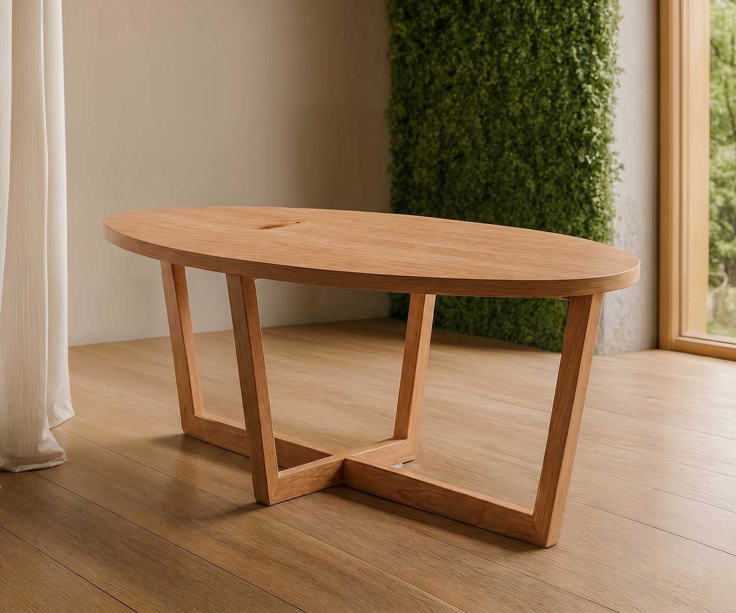 Ramis Oval Coffee Table by FHG Ramis Oval Coffee Table by FHG