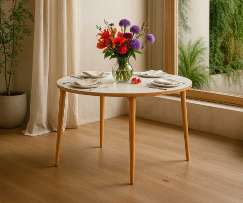 Tetis Round Dining Table by FHG