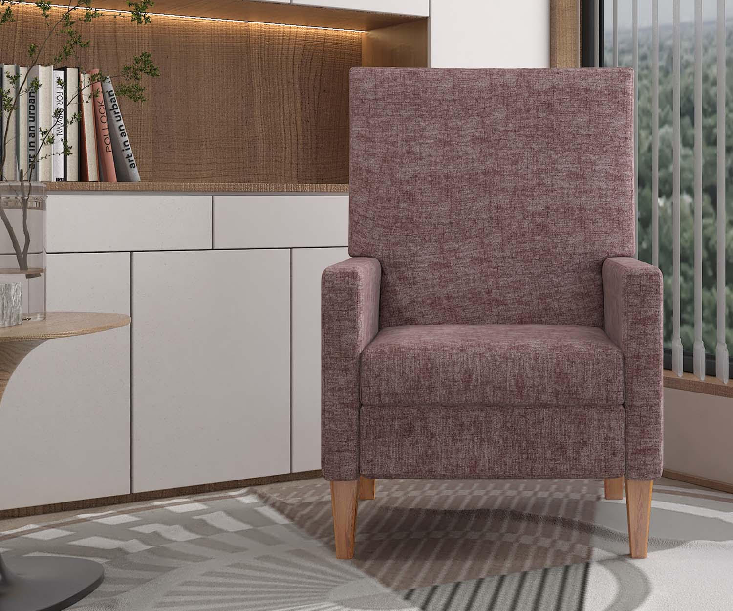 Elet High Wide Back Armchair