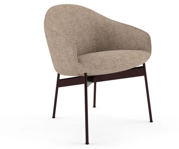 Marina Mini metal legs armchair