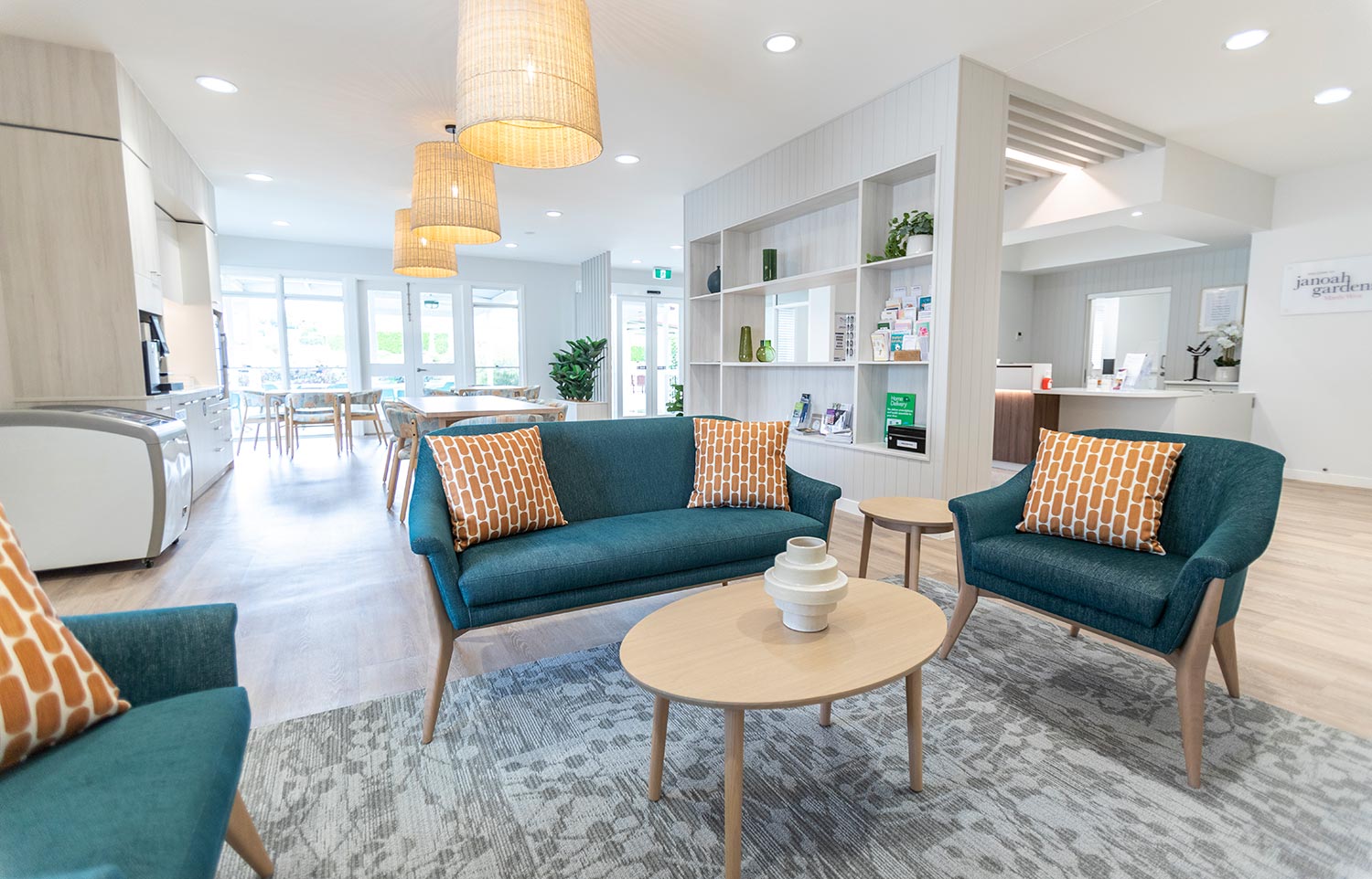 Aged care and retirement living lounge room