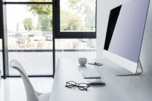 Office furniture with a desk and chair