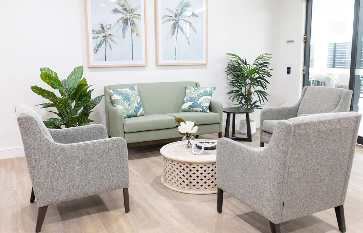 A dementia friendly living space within aged care