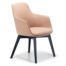 Porto armchair - timber legs and upholstered - by FHG