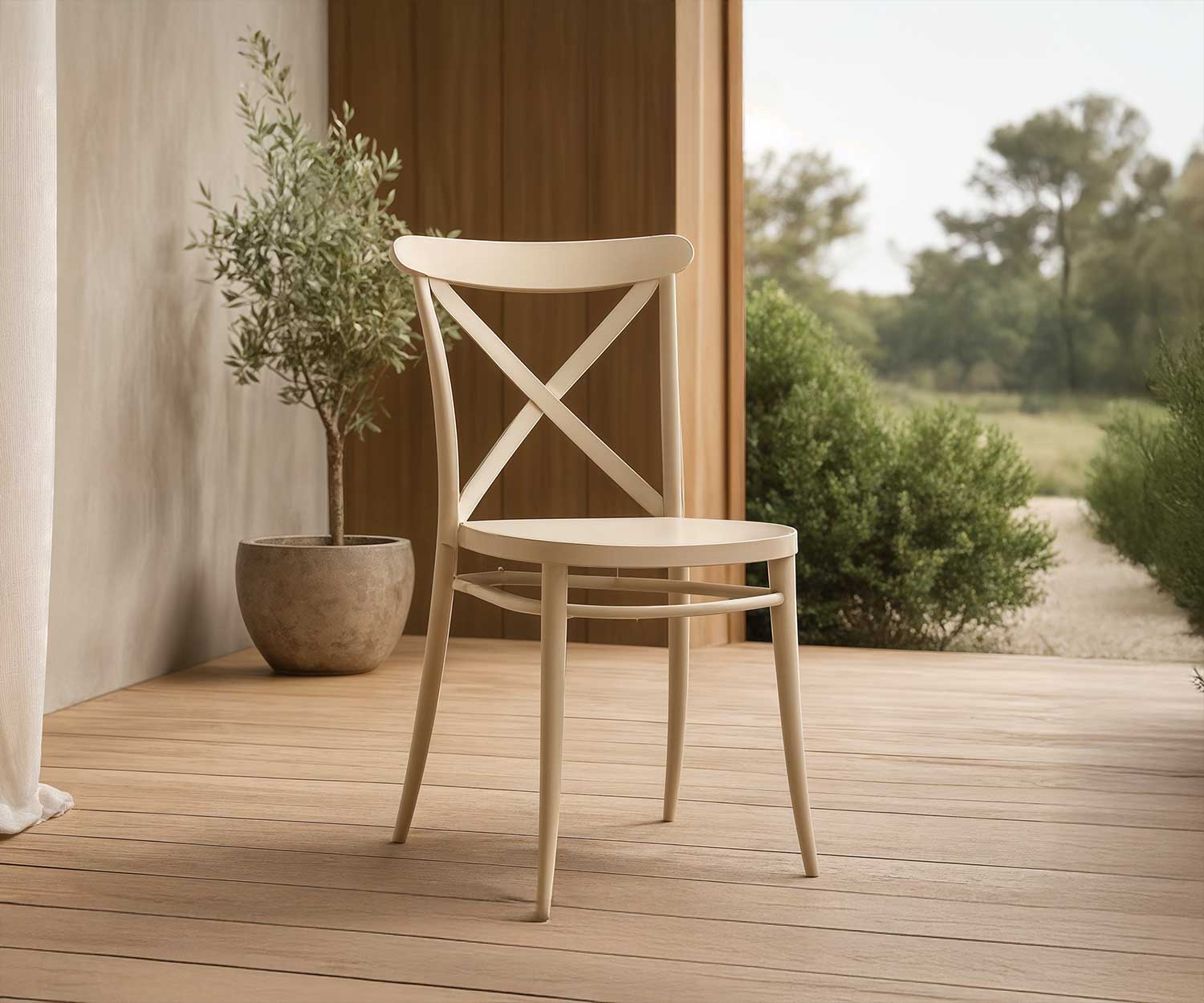 Cross Outdoor Chair by FHG Cross Outdoor Chair by FHG