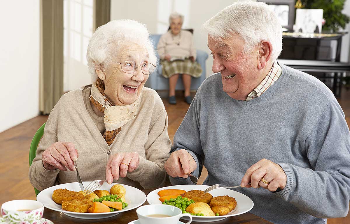 elderly people in aged care