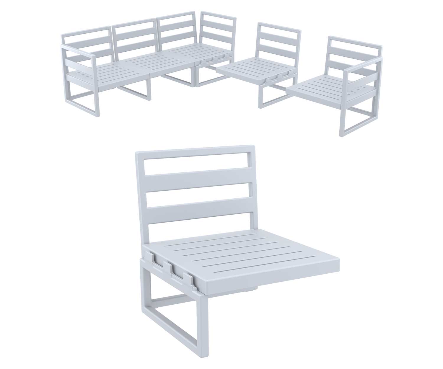 Mykonos Extension for Outdoor Lounge by FHG Mykonos Extension for Outdoor Lounge by FHG