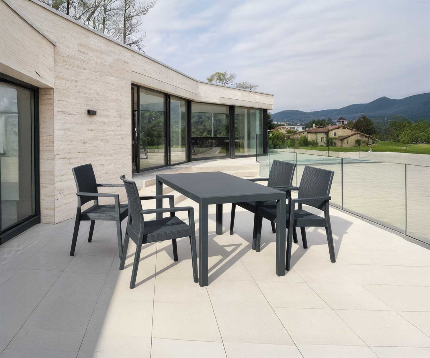 Orlando Outdoor Table 140 by FHG Orlando Outdoor Table 140 by FHG