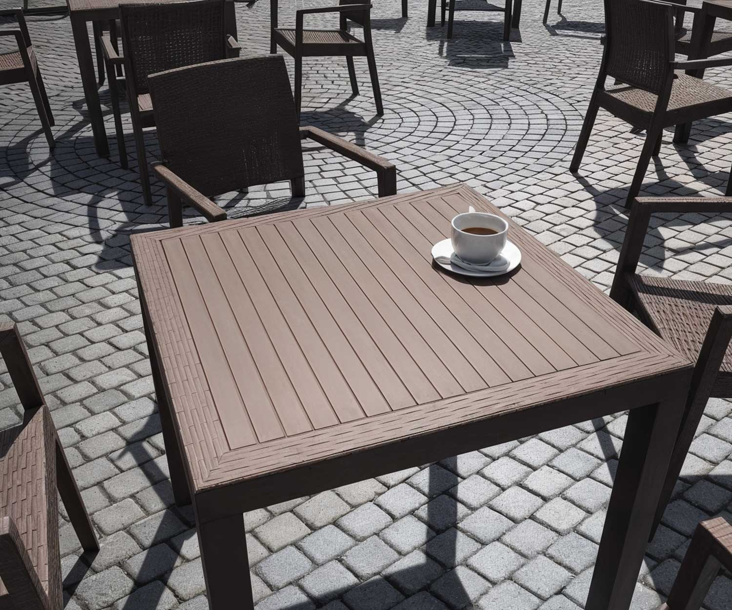 Orlando Outdoor Table 80 by FHG Orlando Outdoor Table 80 by FHG