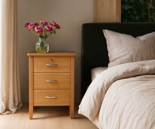 Duke Wide Bedside Cabinet by FHG