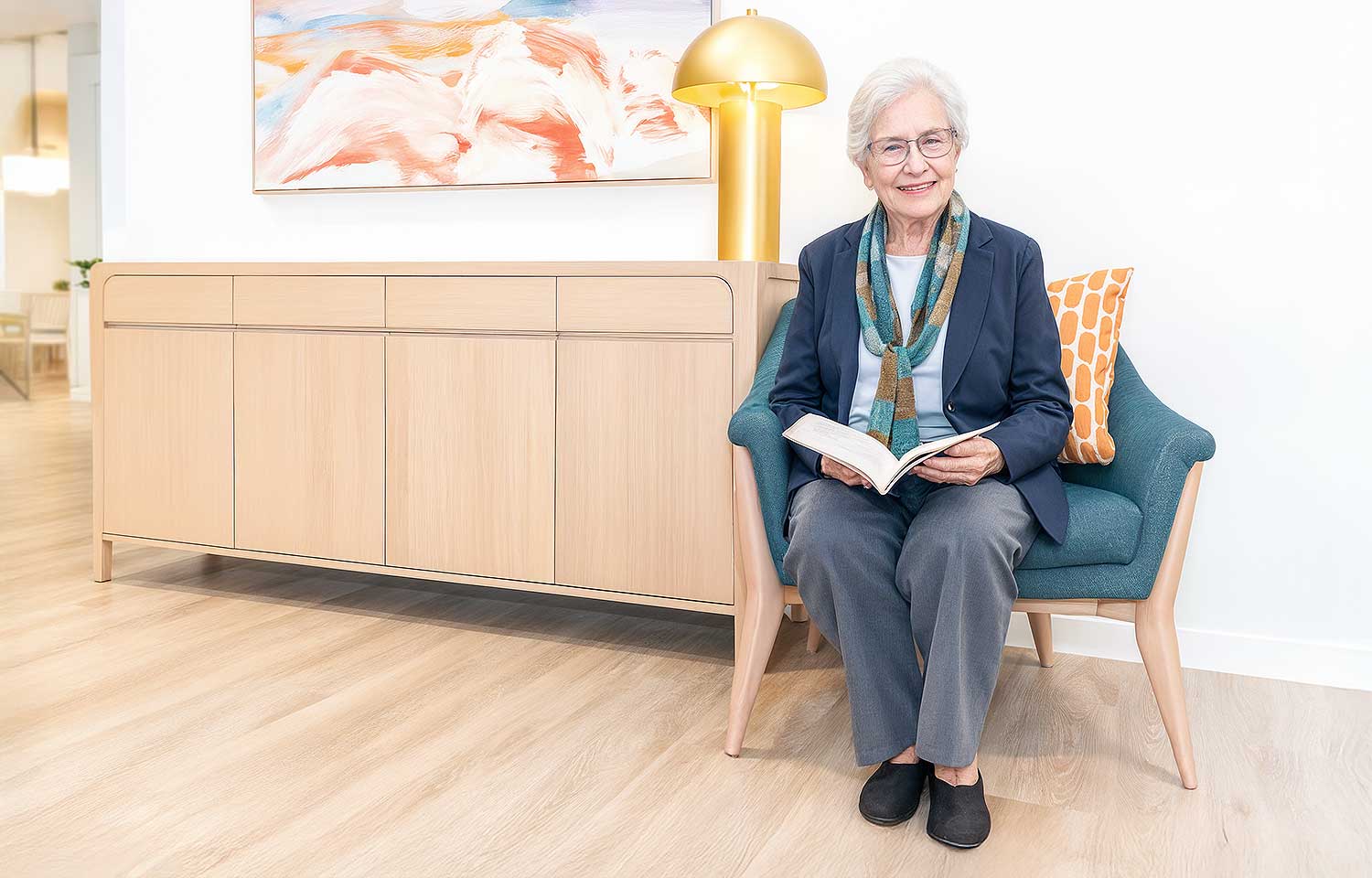 Elderly woman in aged care Elderly woman in aged care