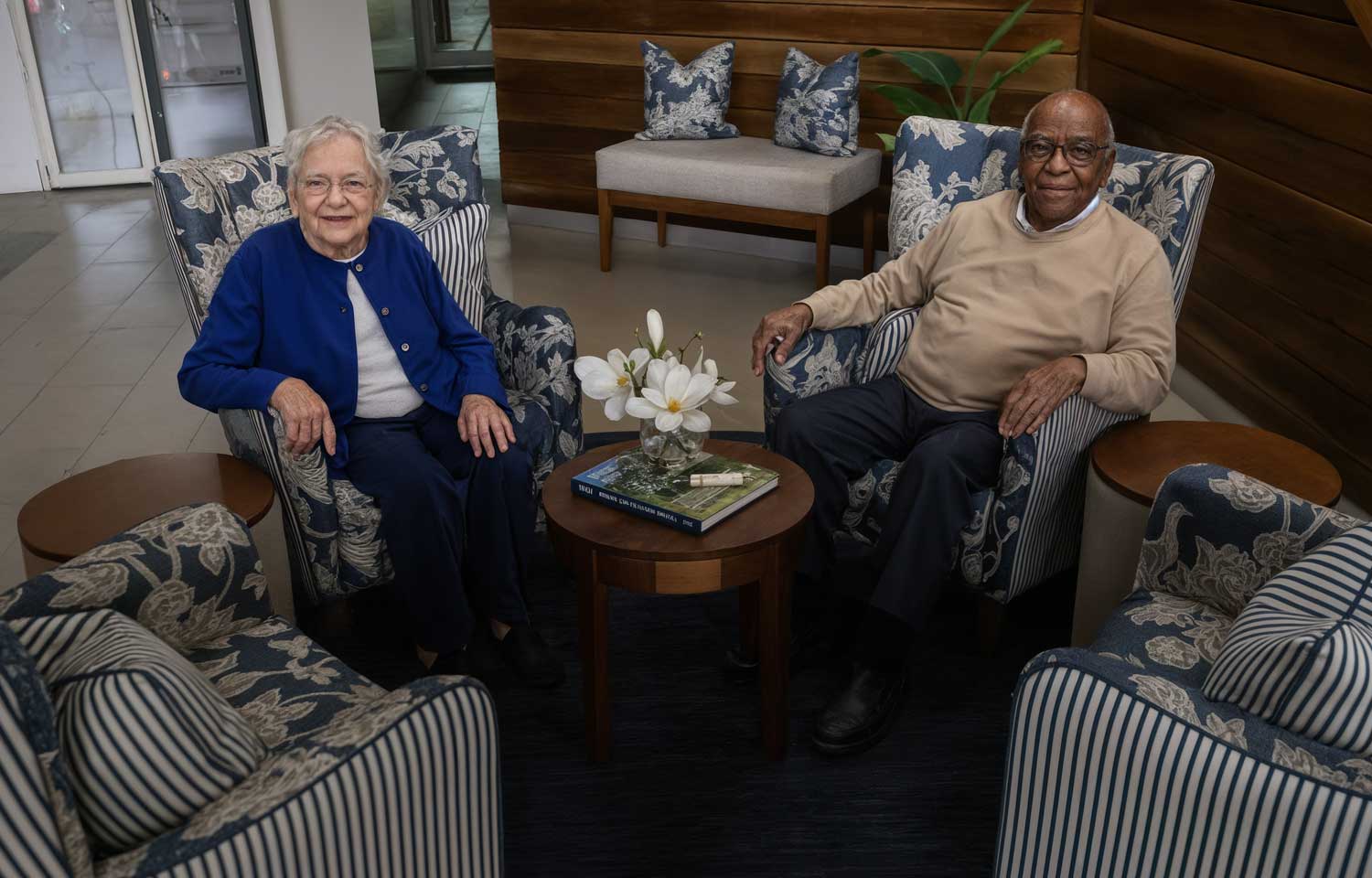 Elderly people in aged care