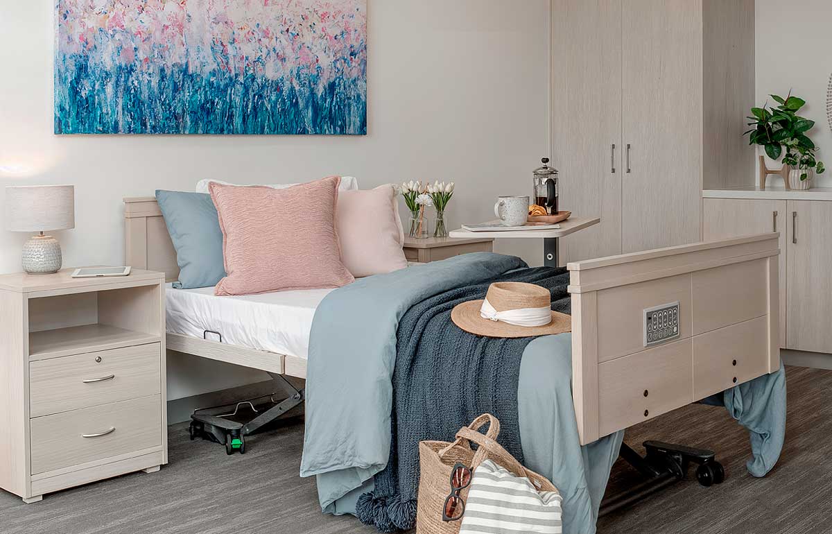 Aged care bedroom furniture
