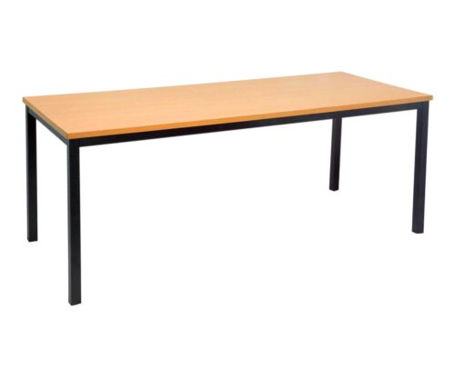 Steel frame meeting table