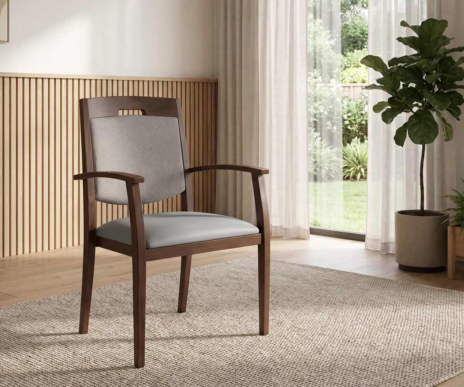 Lennox Armchair Aluminium Frame by FHG